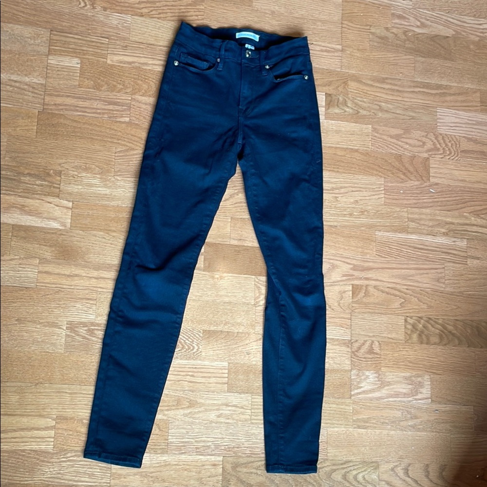 Good American Good Legs Black Jeans